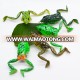 Wholesale 9.5cm 15g jump silicone 3d eyes soft frog fishing lure with legs