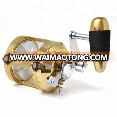 Stock trolling sea fishing aluminum boat fishing reel big game reel