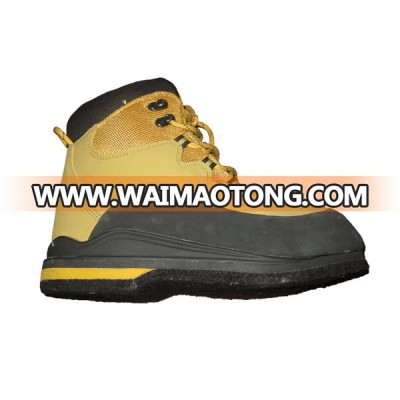 Fishing top layer leather good boot