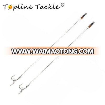 factory directly wholesale 20cm carp rig with sharp stainless hook